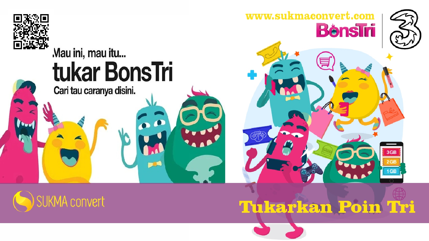 Cara Mendapatkan dan Menukarkan Poin Bonus Tri