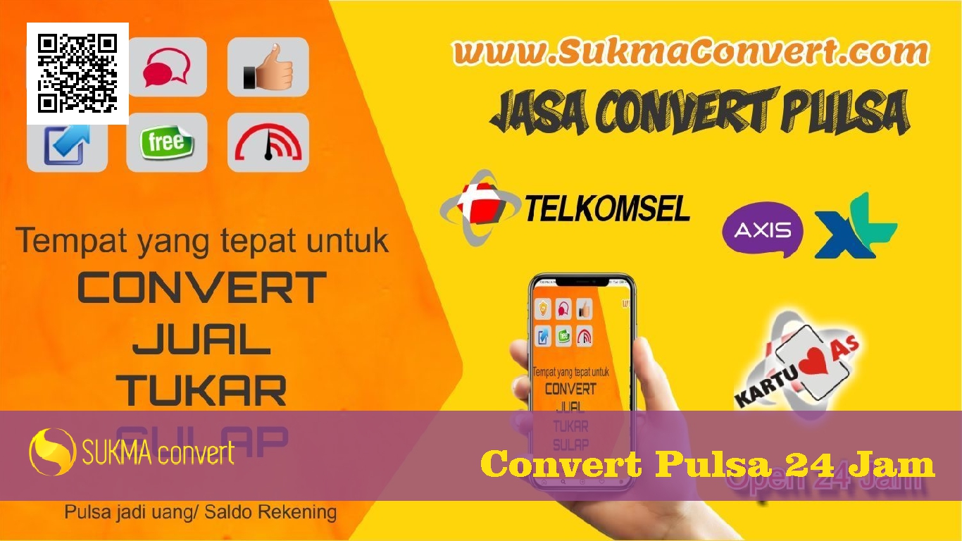 Layanan Jasa Convert dan Tukar Pulsa Buka 24 Jam