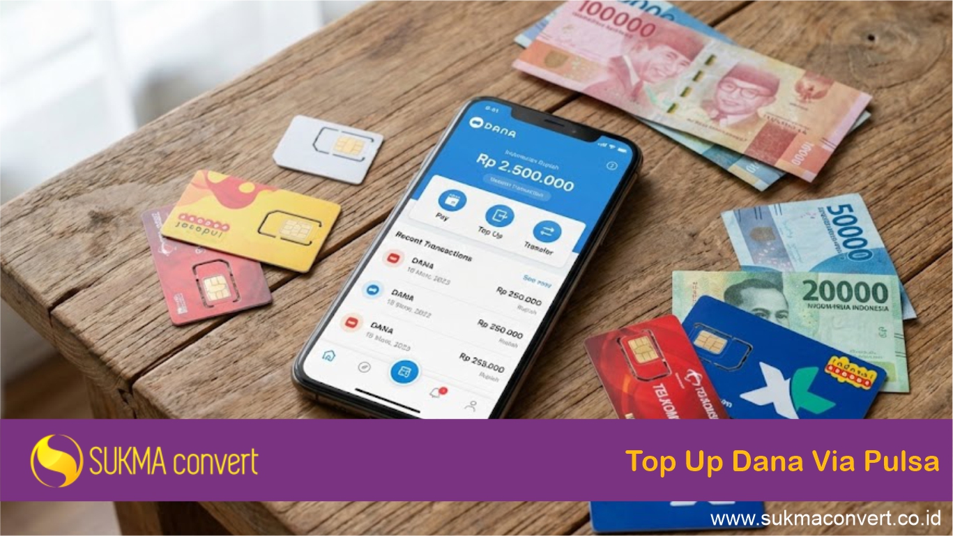 Top Up Dana Via Pulsa