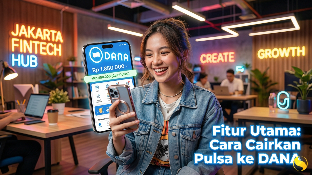Cara Cairkan Pulsa ke DANA