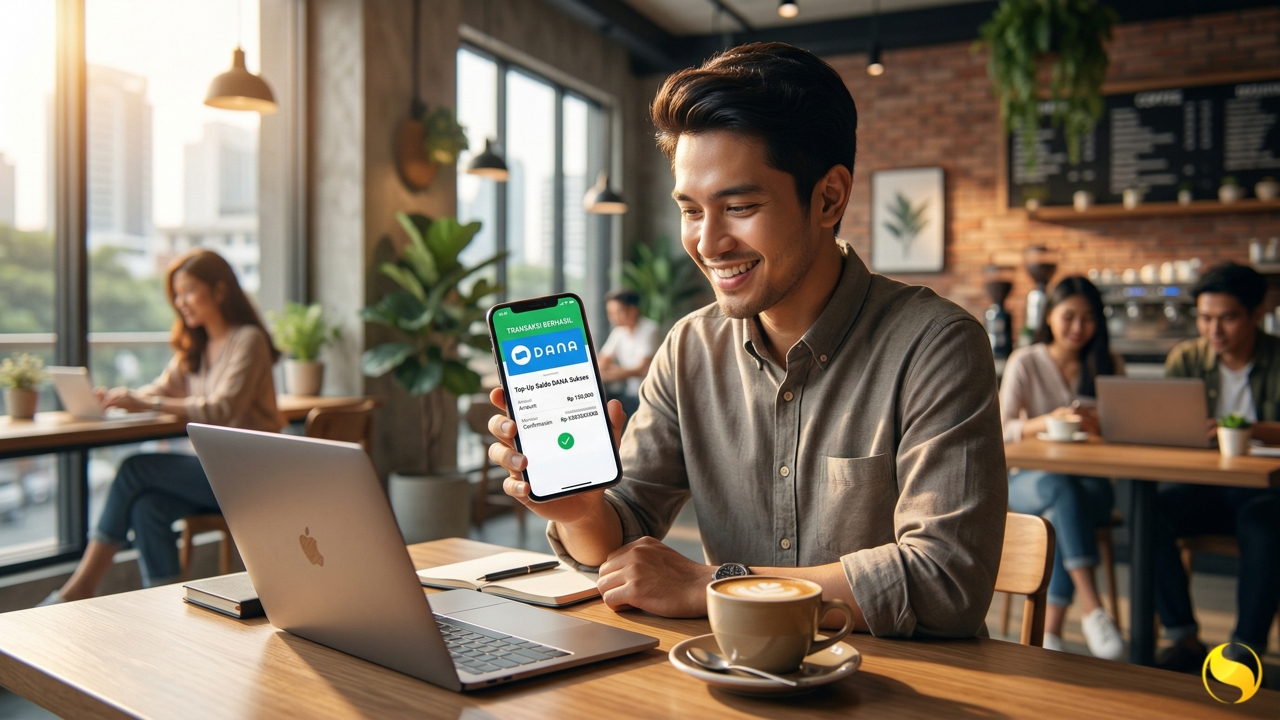 Cara transaksi pulsa ke dana