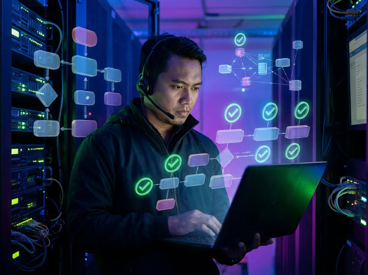 Alur Kerja Sistem Server Pulsa Memproses Transaksi