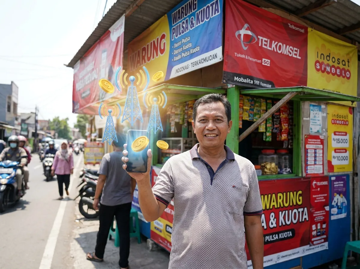 Keuntungan Konter Menggunakan Sistem Terpusat