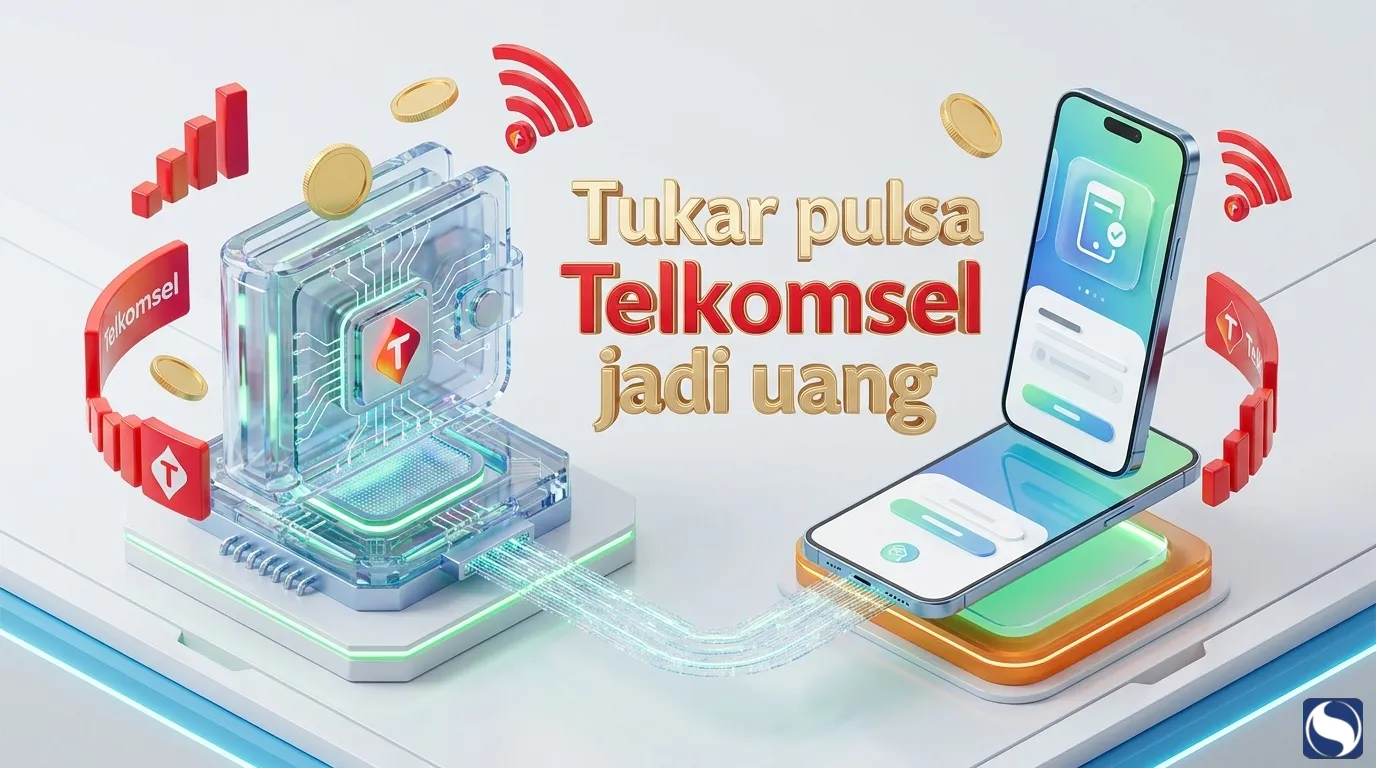 Tukar pulsa Telkomsel jadi uang