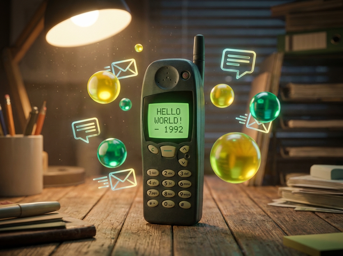 Tahun 1991–2000 Kebangkitan Layanan Digital dan Pesan Teks