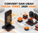 convert dan ubah pulsa three jadi uang