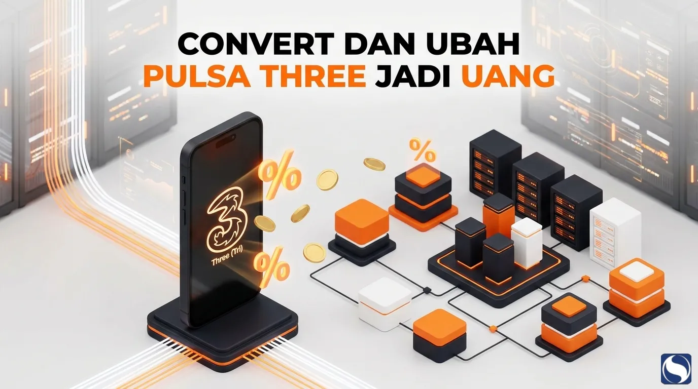 convert dan ubah pulsa three jadi uang