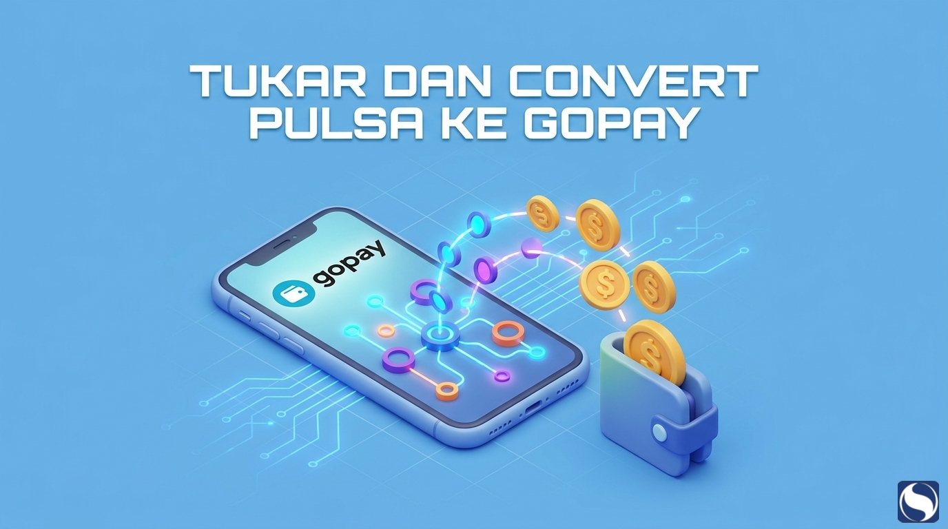 Tukar dan Convert Pulsa ke Gopay
