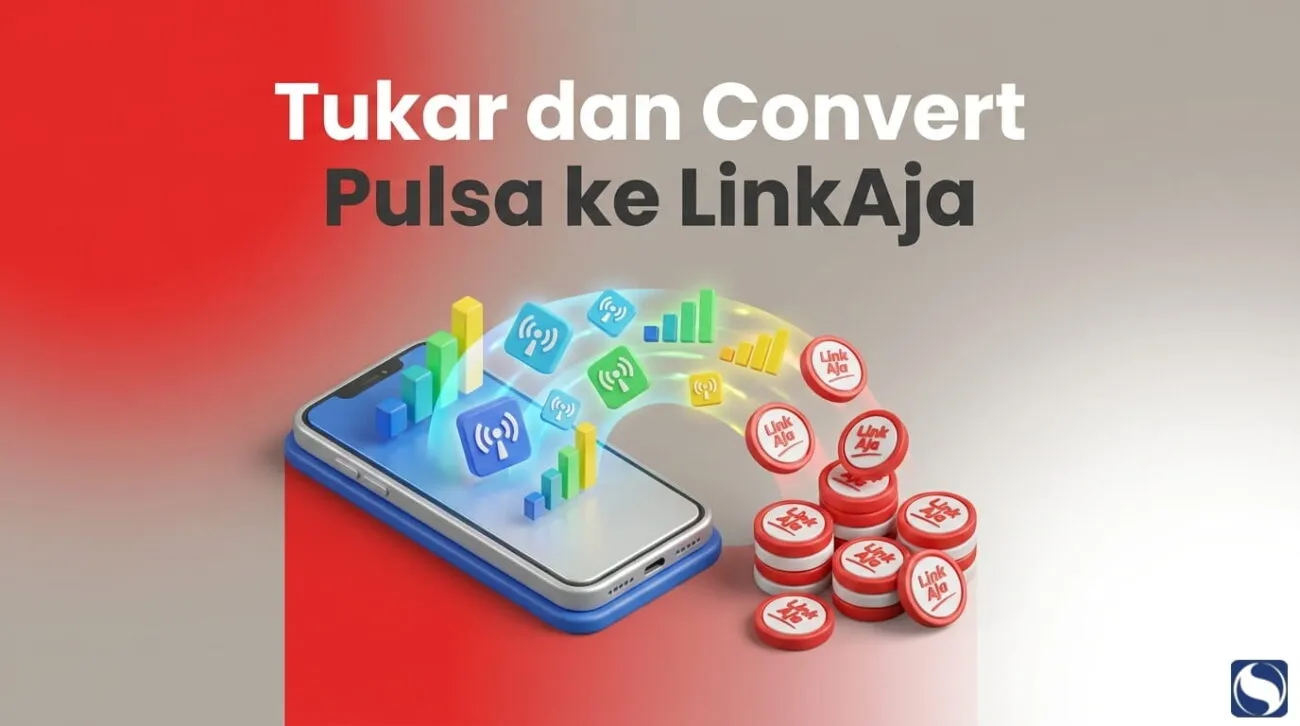 Tukar dan Convert Pulsa ke LinkAja