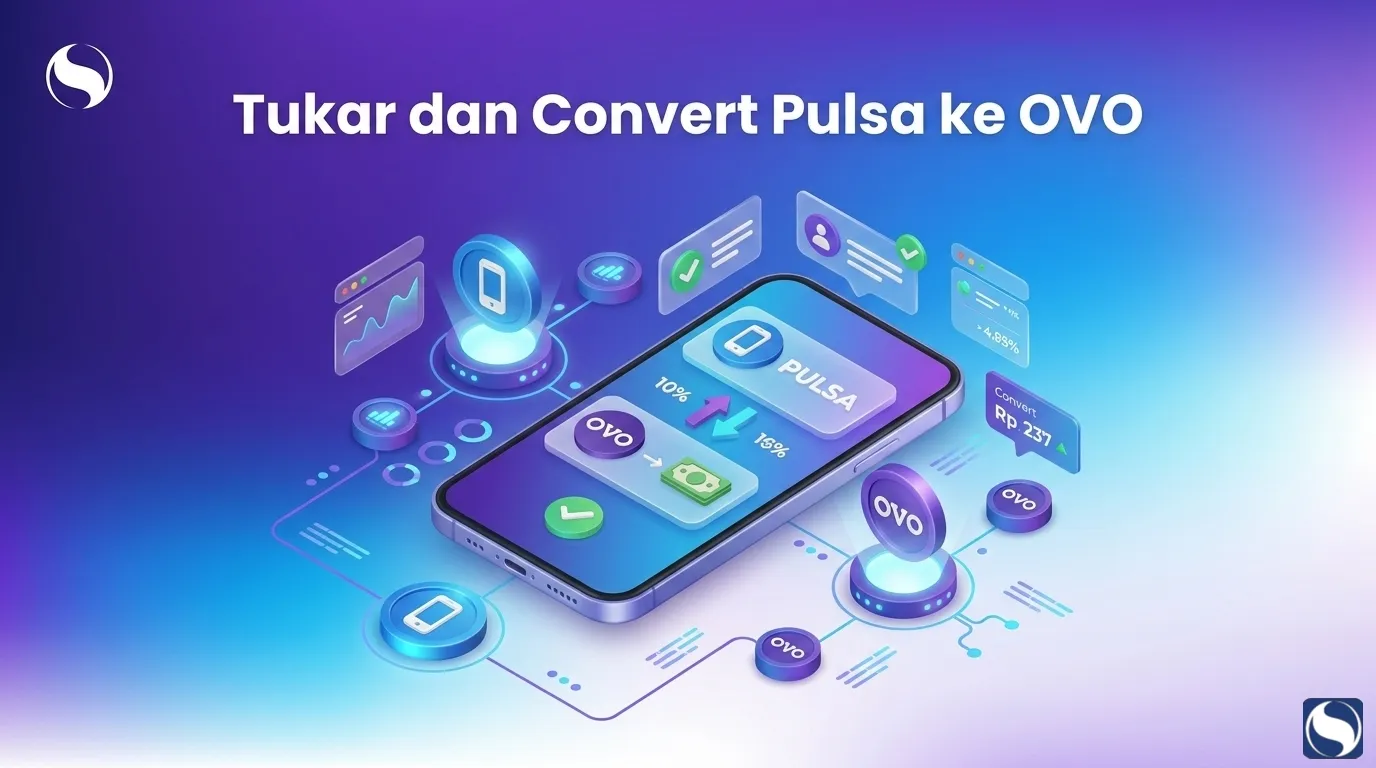 Tukar dan Convert Pulsa ke OVO