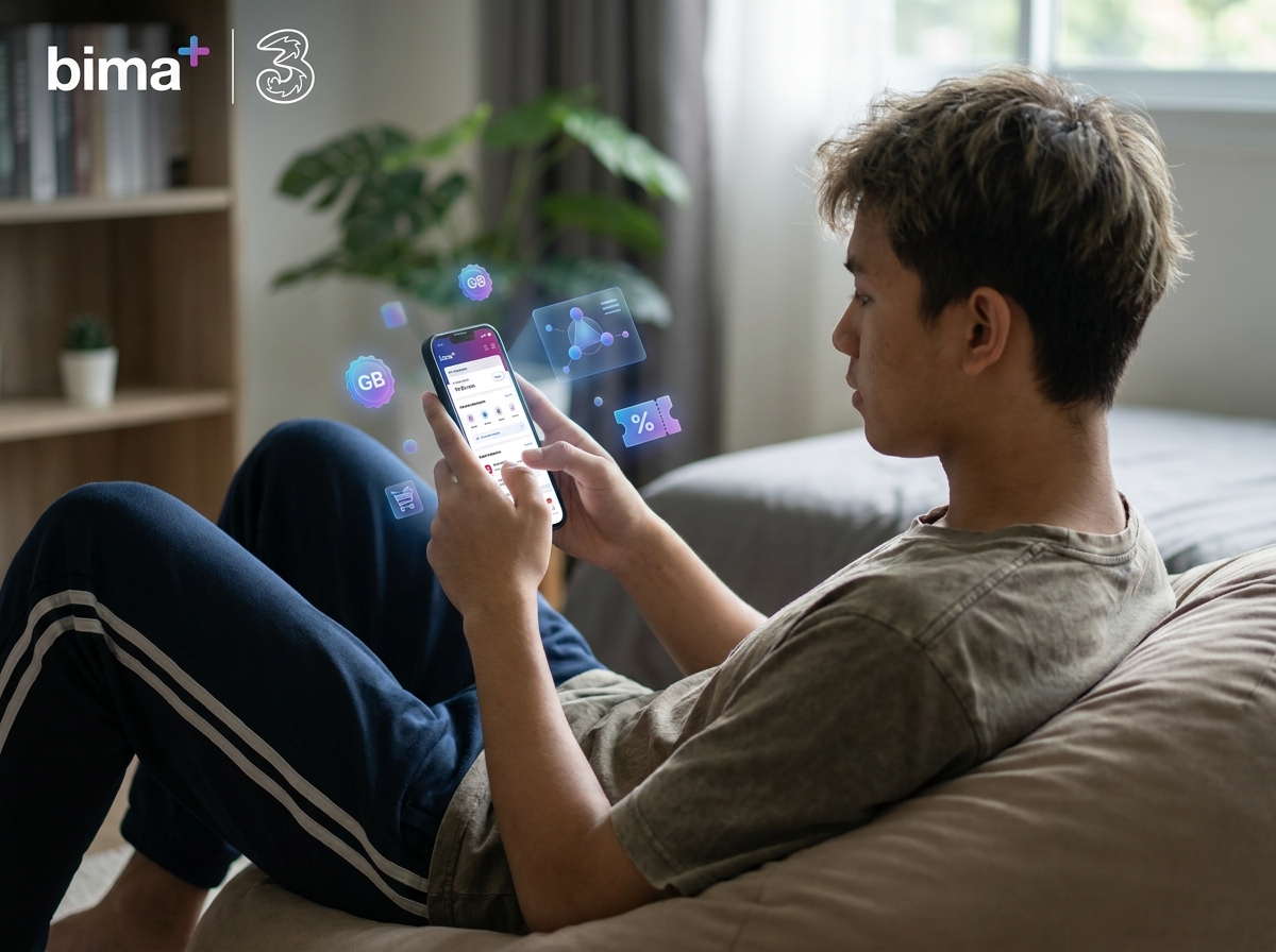 cara tukar poin tri lewat aplikasi bima plus