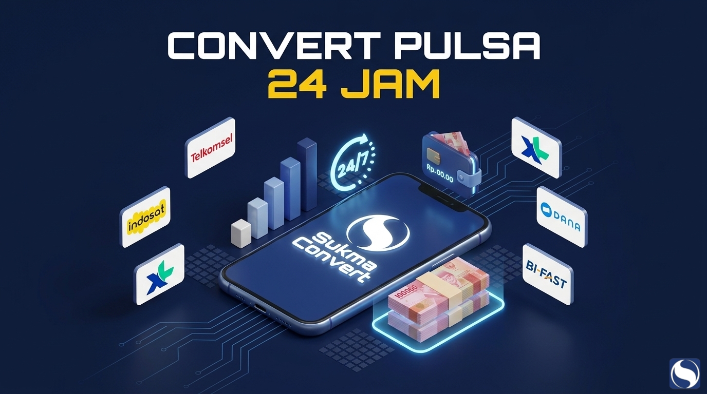 layanan convert pulsa 24 jam nonstop cepat cair di sukma convert