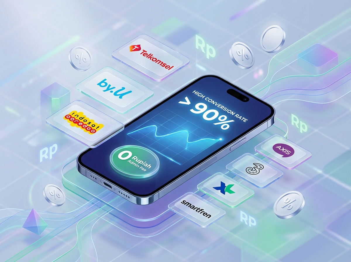 simulasi rate tukar pulsa online 24 jam semua operator bebas biaya admin