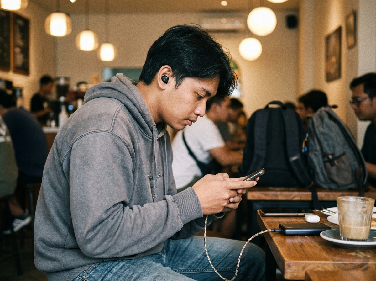 Rekomendasi Earphone dan Power Bank Andalan