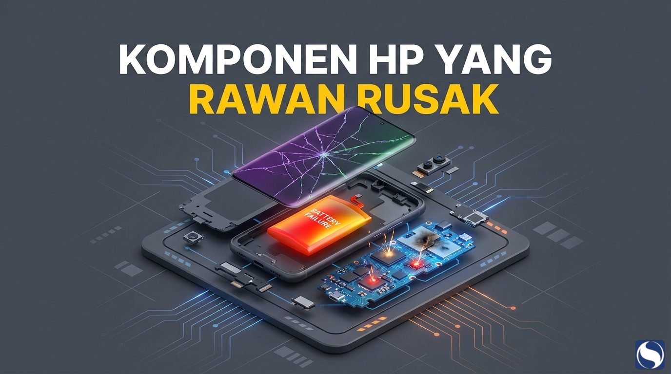komponen hp yang rawan rusak