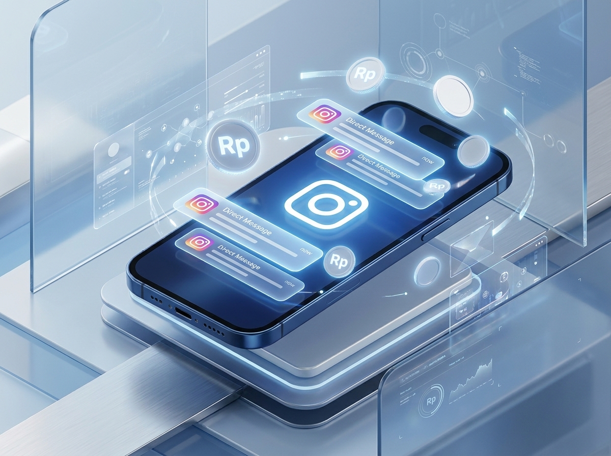 Cara Tukar Pulsa Ke Uang Lewat DM Sosmed Official (Instagram & Facebook)