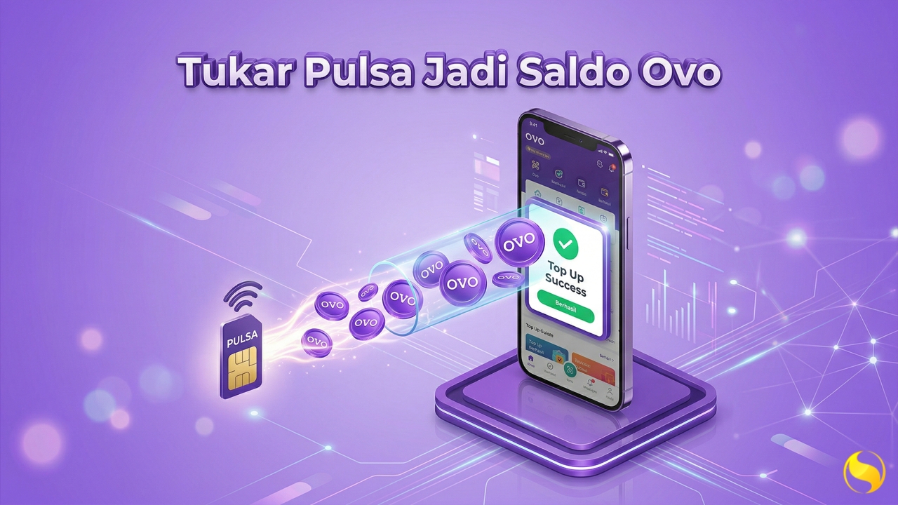 Tukar Pulsa Jadi Saldo OVO
