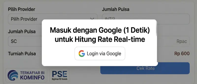 convert pulsa rate tinggi dan instan mobile
