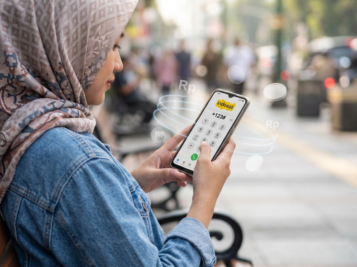 Cara Memaketkan Pulsa Indosat Lewat Chatbot WhatsApp Indira