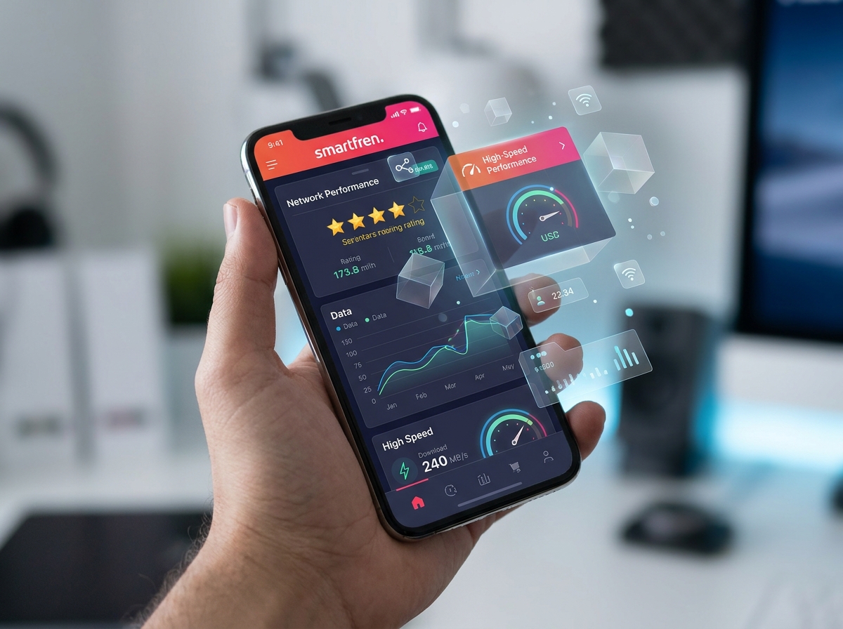 Tabel Simulasi Uji Performa Jaringan Smartfren