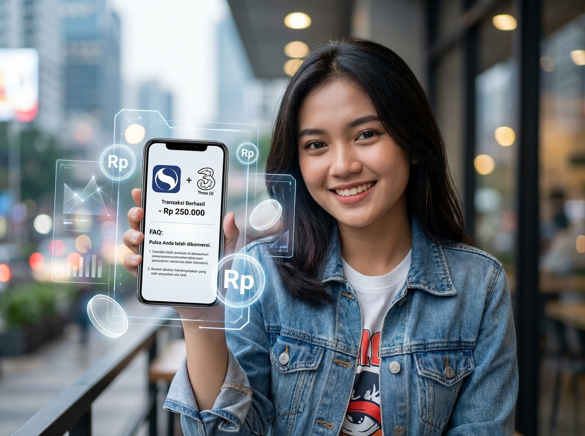 FAQ Tanya Jawab Seputar Convert Pulsa Tri