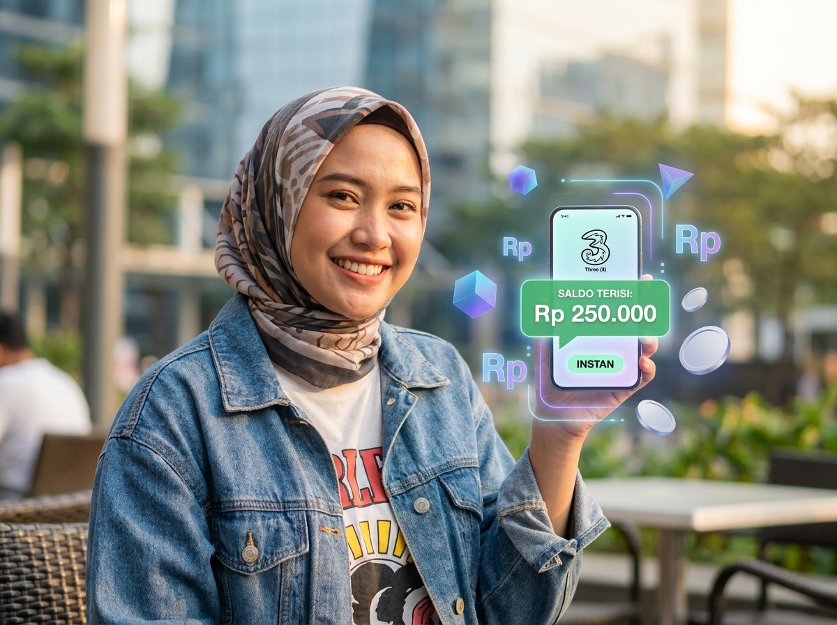 Keuntungan Instan Sulap Pulsa Three Jadi Uang Tunai