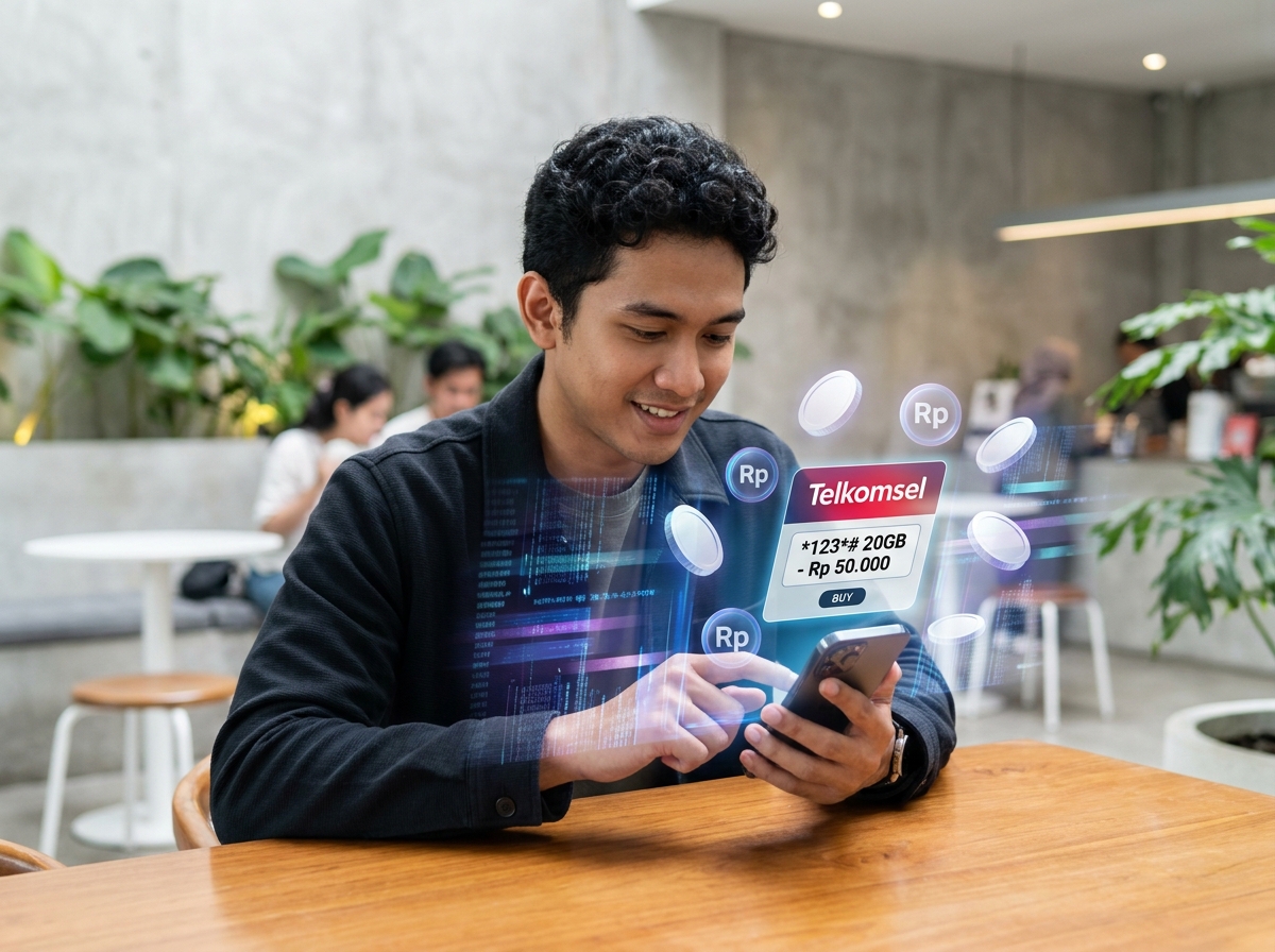 Panduan Teknis, Syarat, & Hitungan Rate Tukar Pulsa Telkomsel Jadi uang