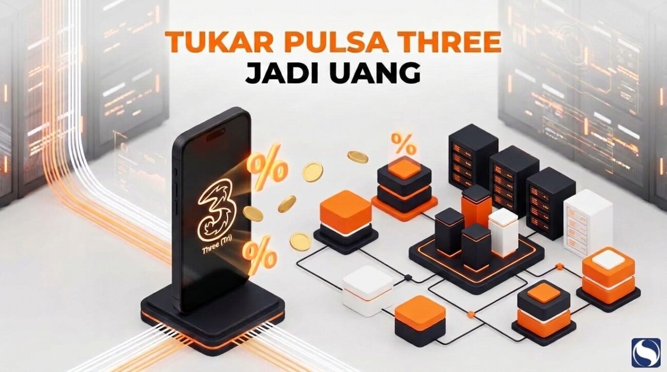 Tukar Pulsa Three jadi Uang