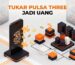 Tukar Pulsa Three jadi Uang