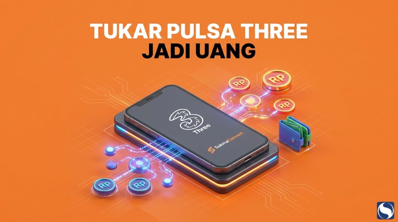 Tukar Pulsa Three jadi Uang